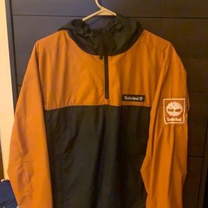 Timberland rain jacket, quarter zip
